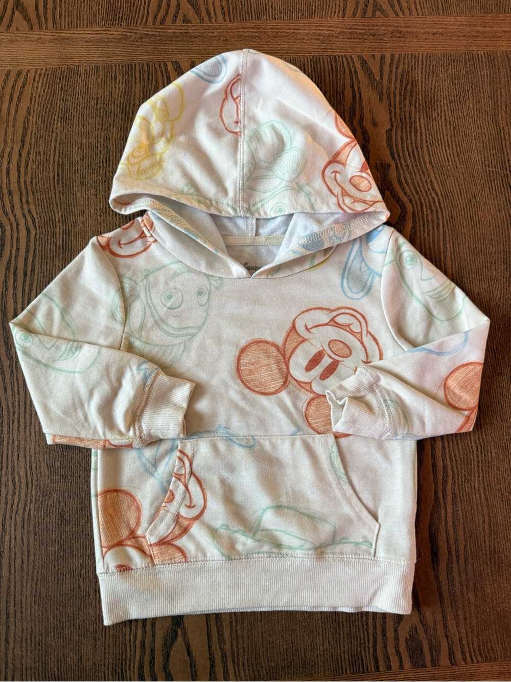 Disney Hoodie with Multicolor Disney Sketches